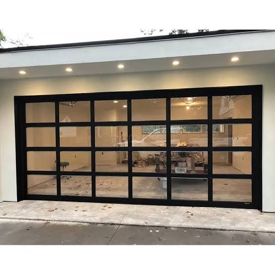 Novalink Glass Transparent Garage Door - NovaLink.com